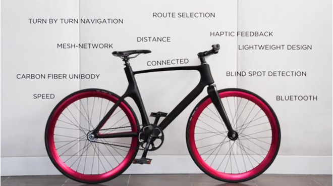 Start-Up VanHawks lance son vélo connecté